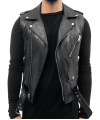 Leather Biker Jacket Sleeveless