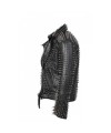 Brando Leather Jacket Spike studded