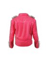 Brando Leather Jacket Spike studded