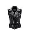 Leather Vest Jacket spike