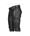 Cargo Leather Pants