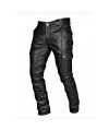 Cargo Leather Pants
