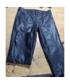 Leather Jeans Pants