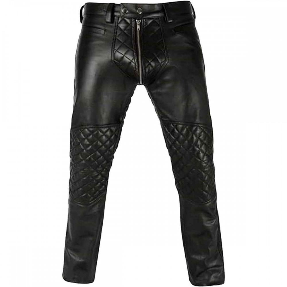 Leather Padding Pants