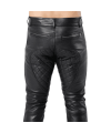 Leather Quilted Pants