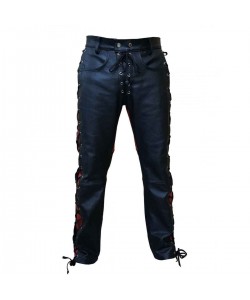 Leather Pants with side laces