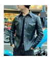 Full Sleeve Leather Shirt