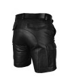 Leather Cargo Shorts