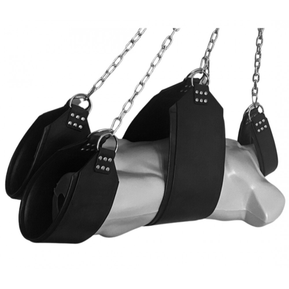 Leather Sex strap sling 