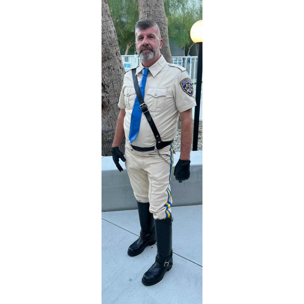 Leather Police Uniform 