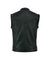 Leather Biker Vest