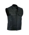 Leather Biker Vest
