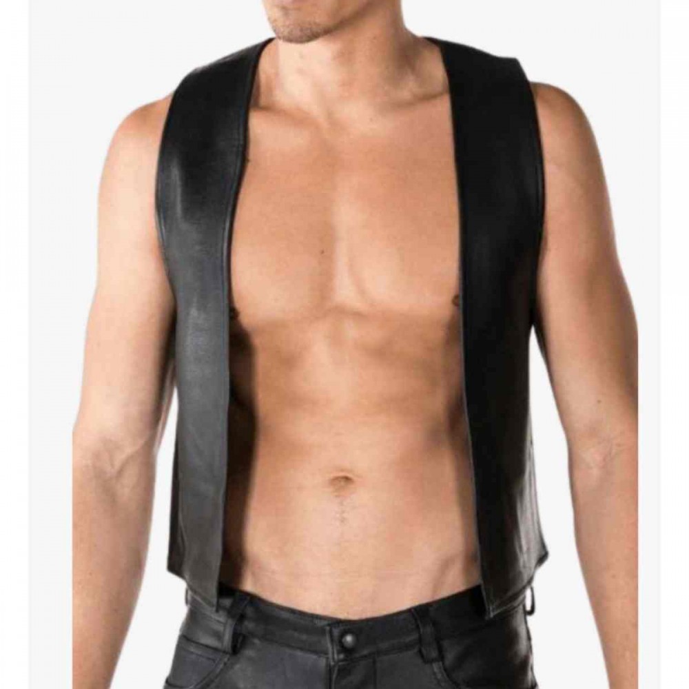 Leather Classic Bar Vest