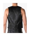 Leather Classic Bar Vest