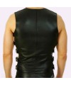 Leather Buckle Vest