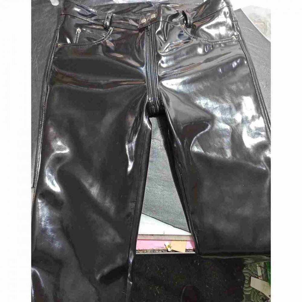 PVC zipper pants