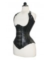 Leather Cup less Corset
